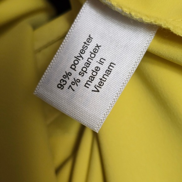 Lane Bryant Satin Cami Size 18 Yellow Adjustable Spaghetti Strap Tank Top - Picture 8 of 9